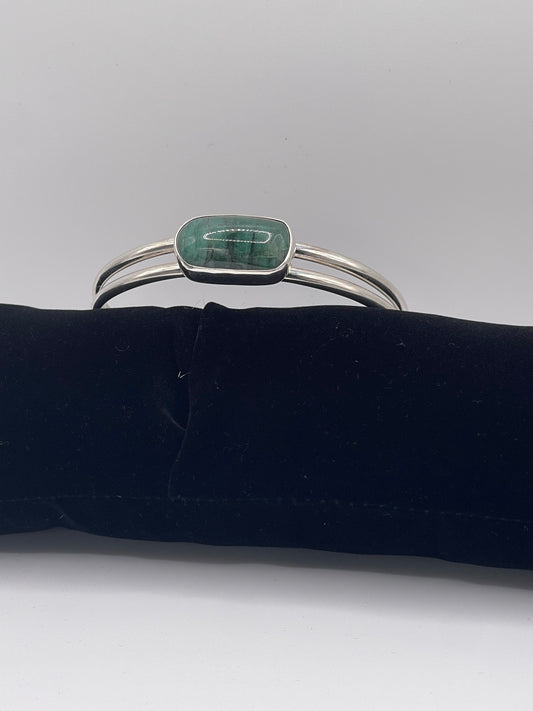 30ct Columbian Emerald Mens Braclet