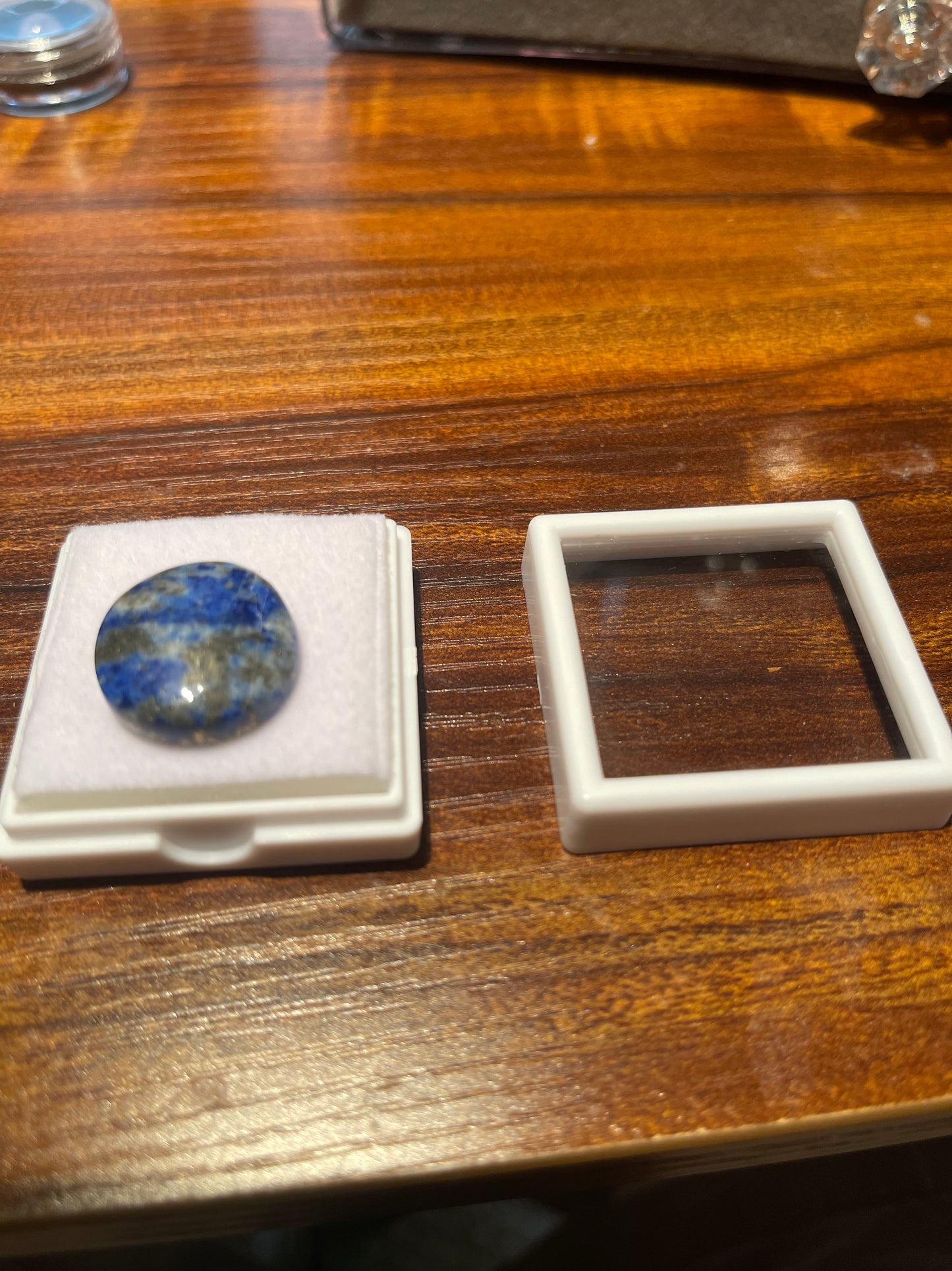 25.7ct Lapis Flat Round