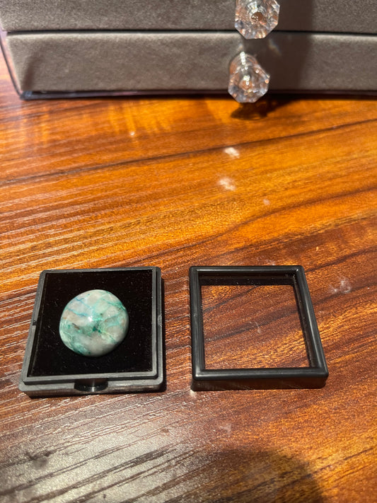34ct Chrysocolla in chalcedony